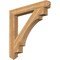 Ekena Millwork Merced Arts & Crafts Rough Sawn Bracket, Western Red Cedar, 6"W x 48"D x 48"H BKT06X48X48MRC03RWR - alternate 1